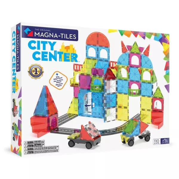 110Pc Magna-Tiles City Center