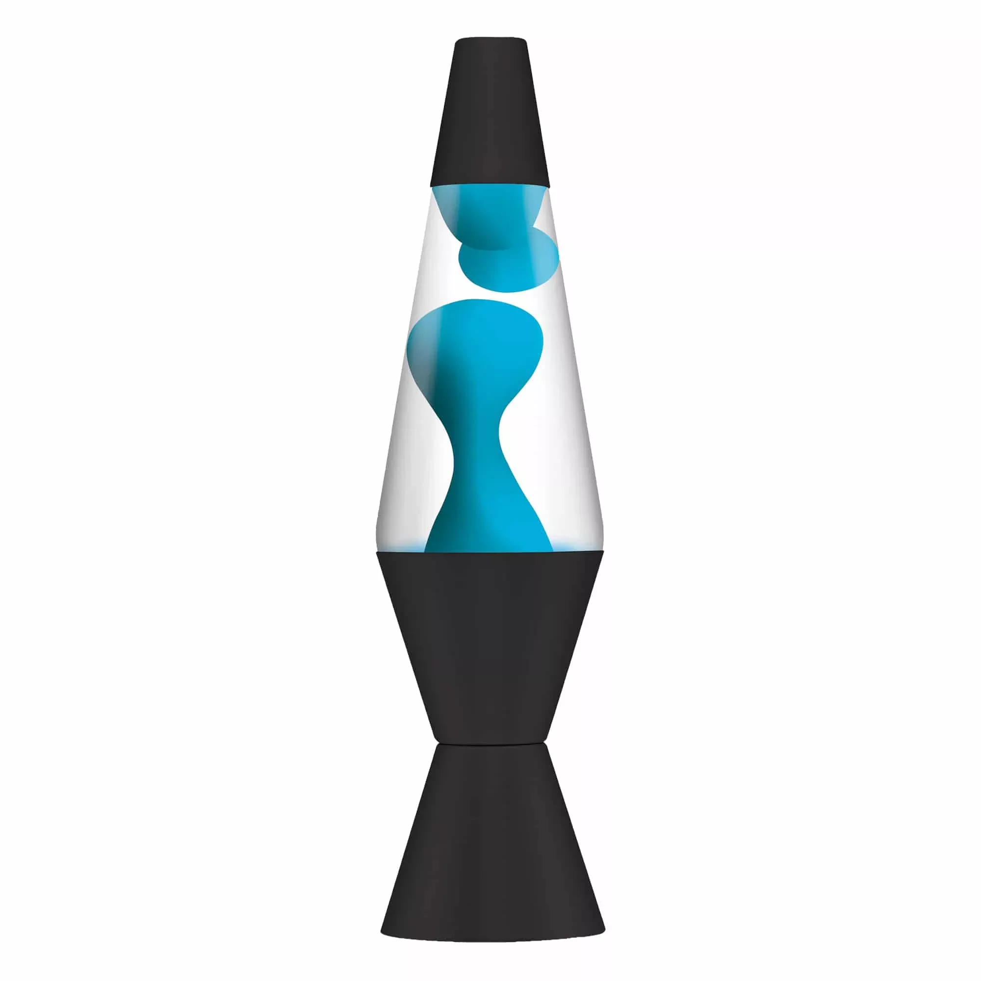 14.5" Blue/Clear/Black Lava Lamp