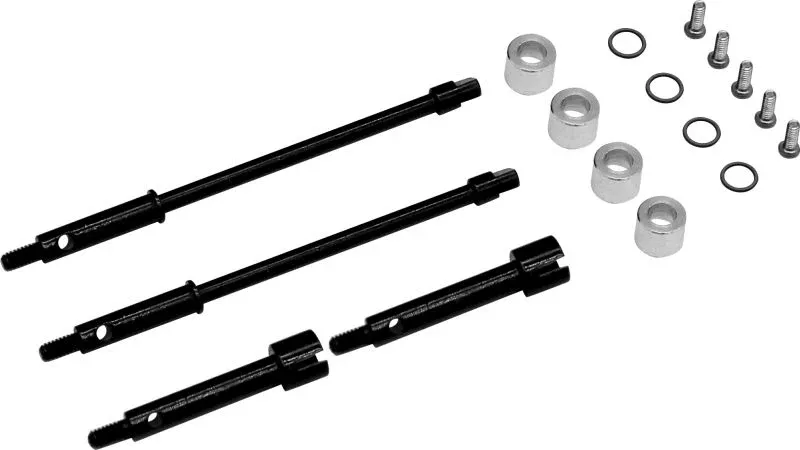 '+4mm Steel Drive Stub Axles SCX24 HRASXTF39W04