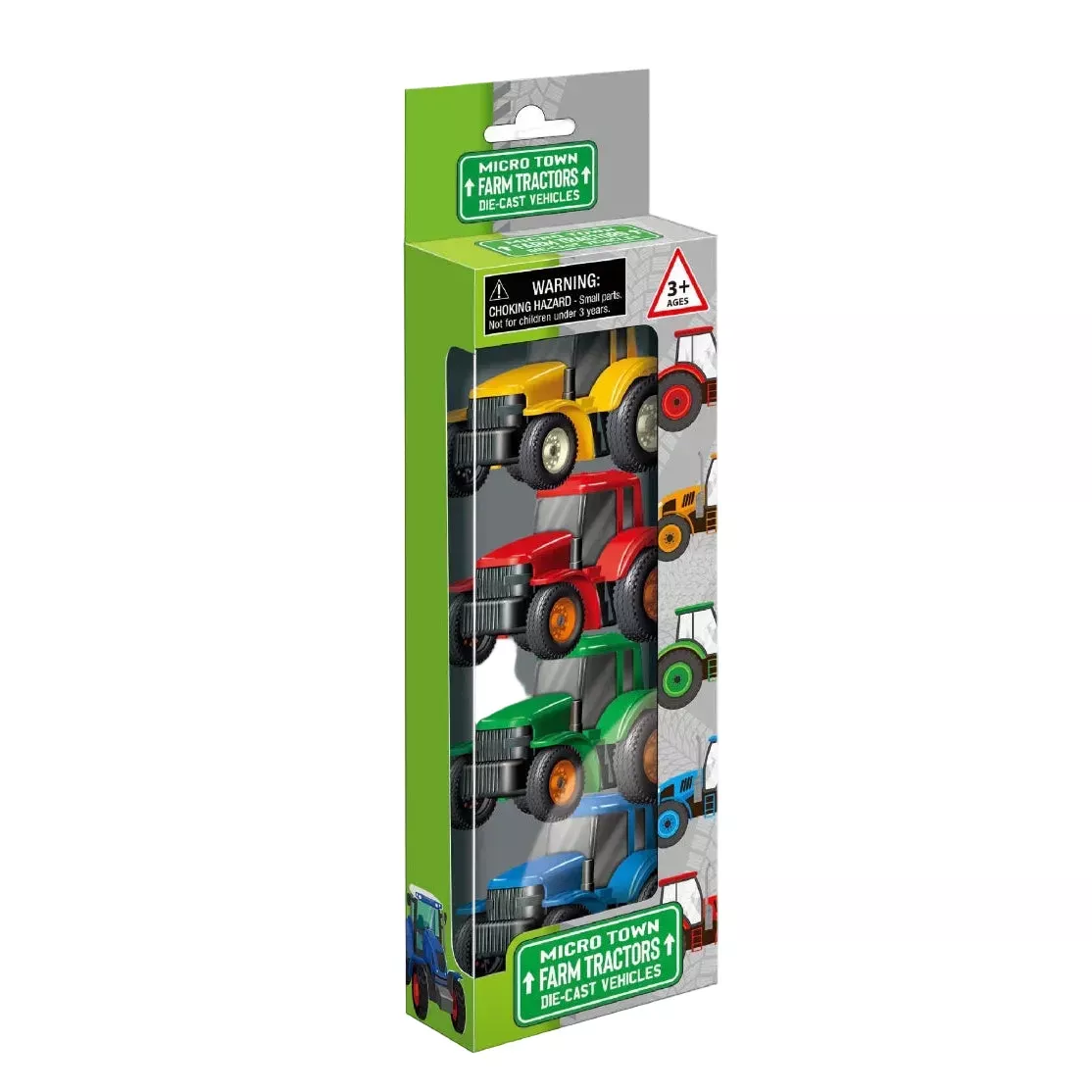 4Pk Micro Pull-Back Farm Tractors