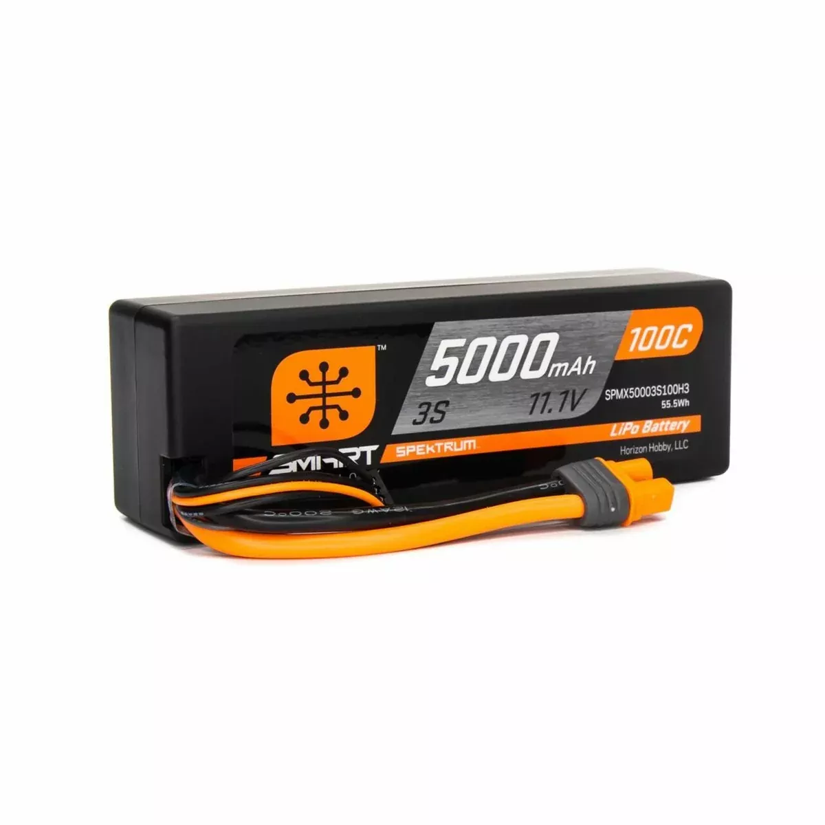 5000mAh 3S 11.1V Smart 100C LiPO; IC3 SPMX50003S100H3