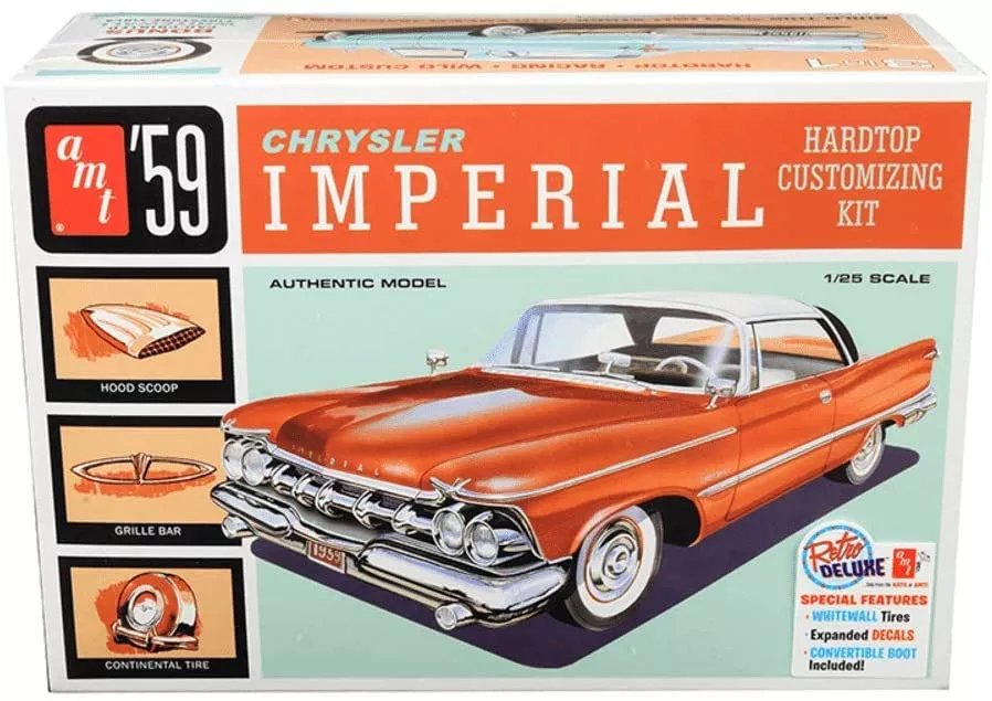 '59 Chrysler Imperial (1/25 Scale) Plastic Vehicle Model Kit AMT1136