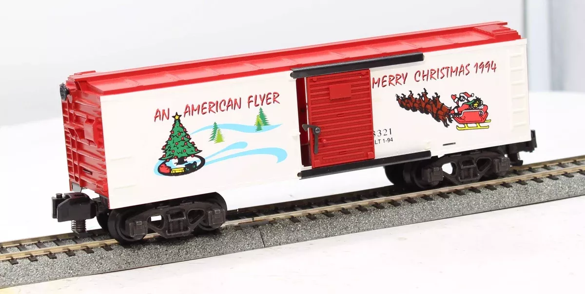 American Flyer 6-48321 1994 Christmas Boxcar S Scale Used