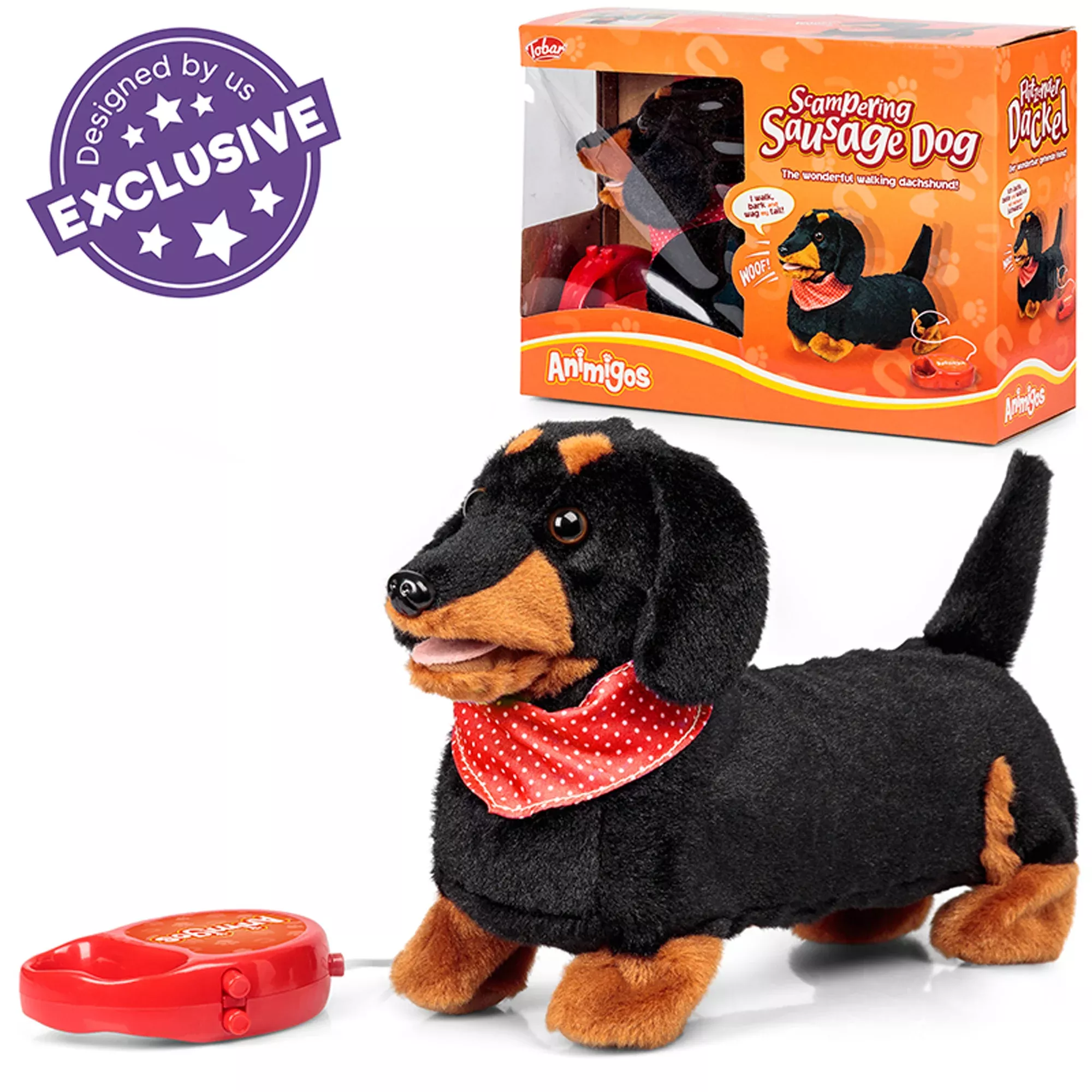 Animigos Scampering Sausage Dog Walking Puppy