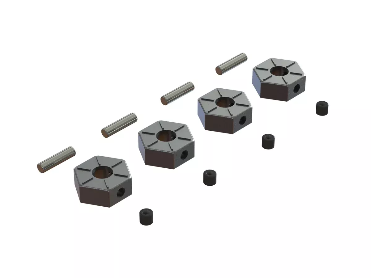Arrma 12mm Metal Wheel Hex Set ARAC9473