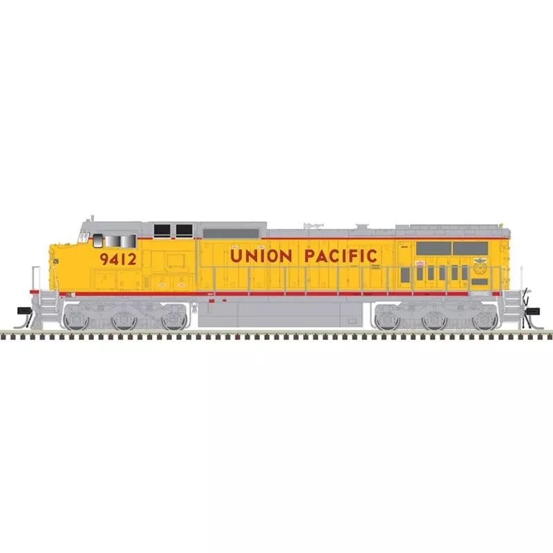 Atlas HO Union Pacific #9412 Dash 8-40CW DCC/Sound Gold