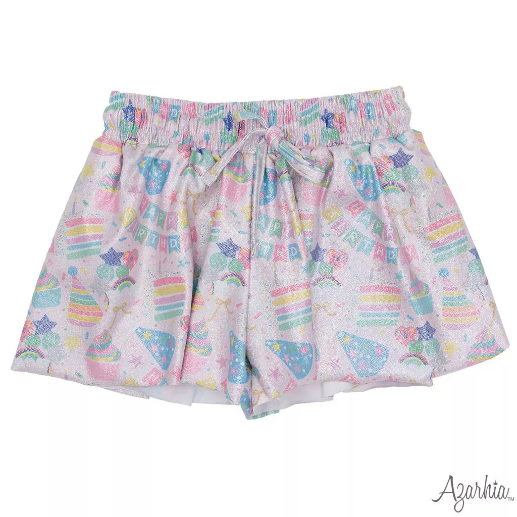 Azarhia Butterfly Shorts - Birthday Collage