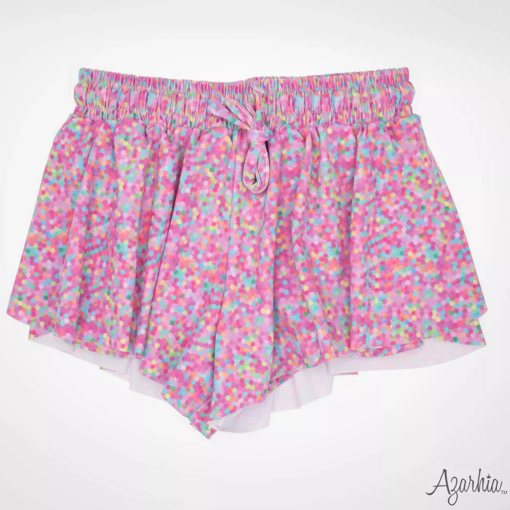 Azarhia Butterfly Shorts - Confetti Stars