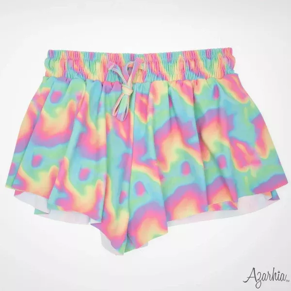 Azarhia Butterfly Shorts - Neon Wave