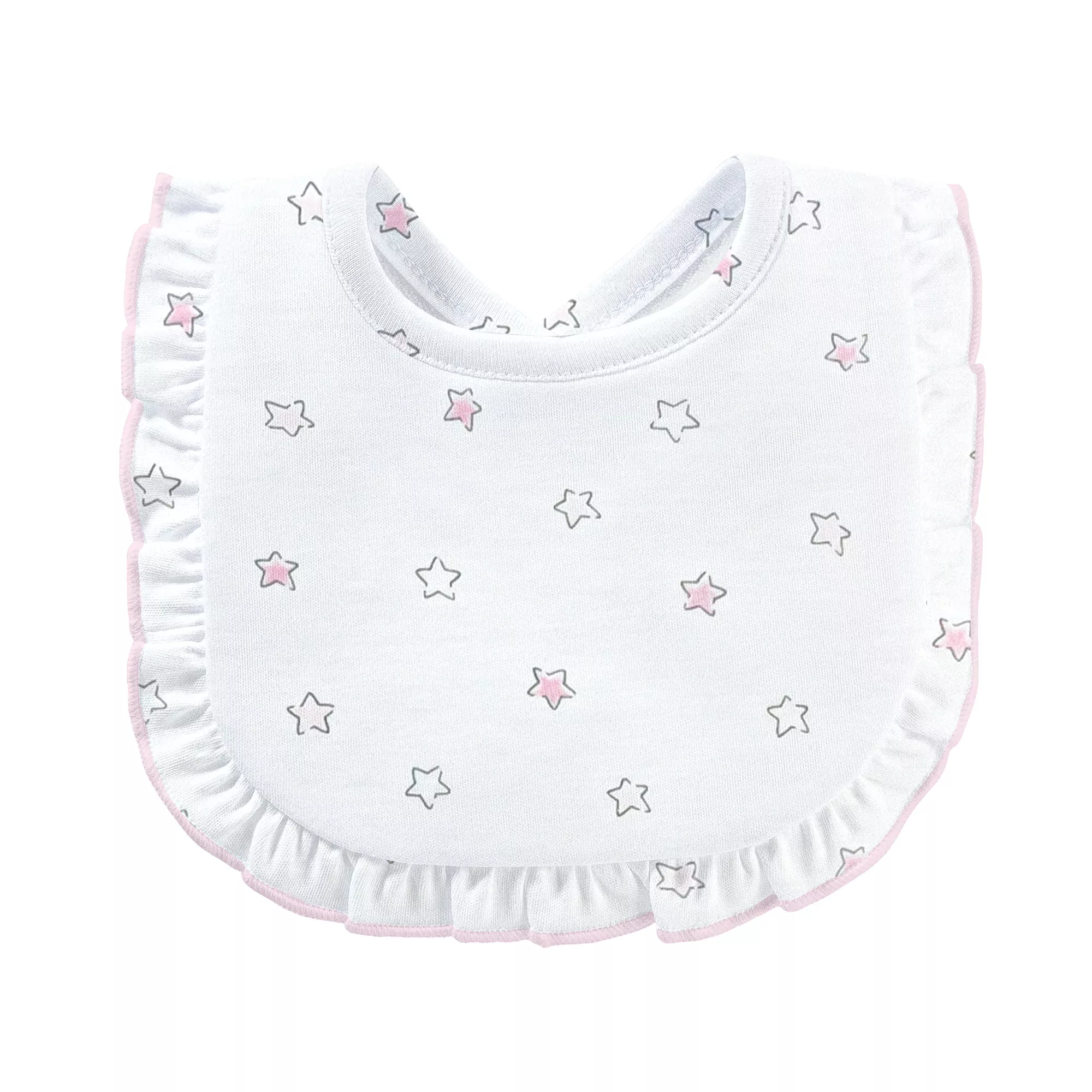 Baby Club Chic Bib - Little Pink Stars