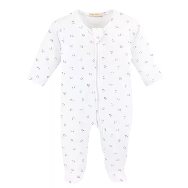 Baby Club Chic Pink Little Stars Footie