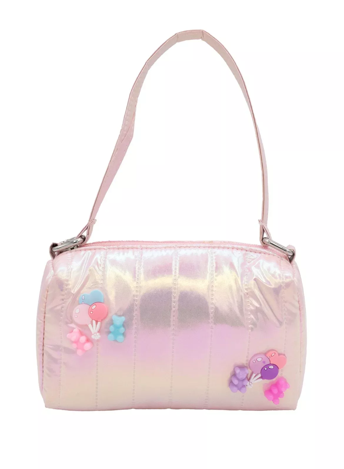 Bari Lynn Shimmer Bag w/ Gummy and Balloon Charm