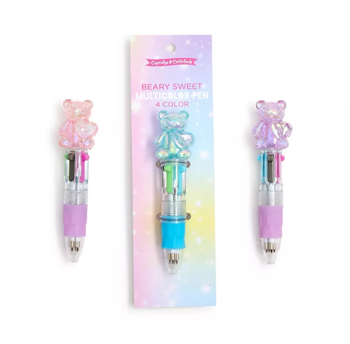 Beary Sweet 4-Color Mini Gummy Bear Pen