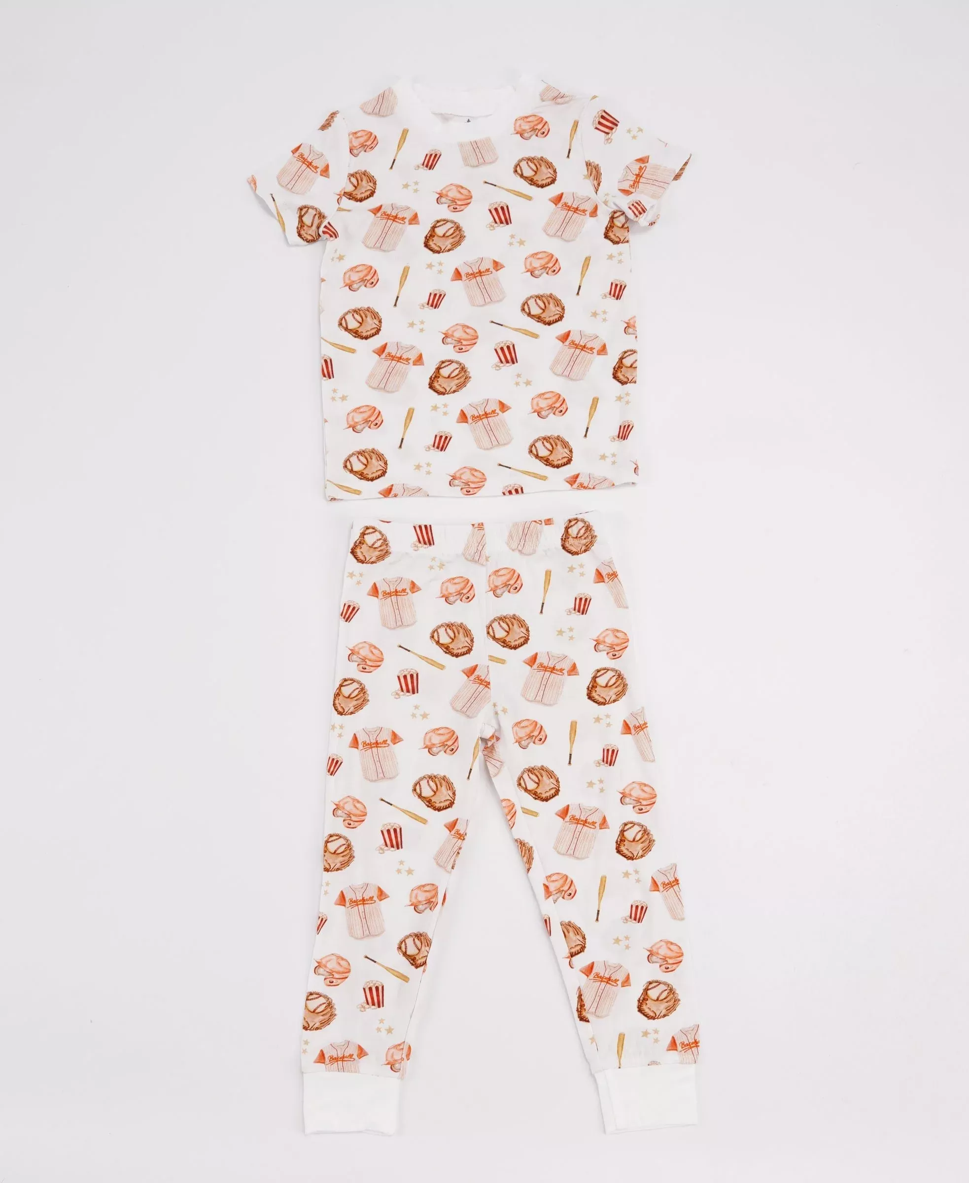 Belle Cher Baseball Bamboo 2Pc Pajamas