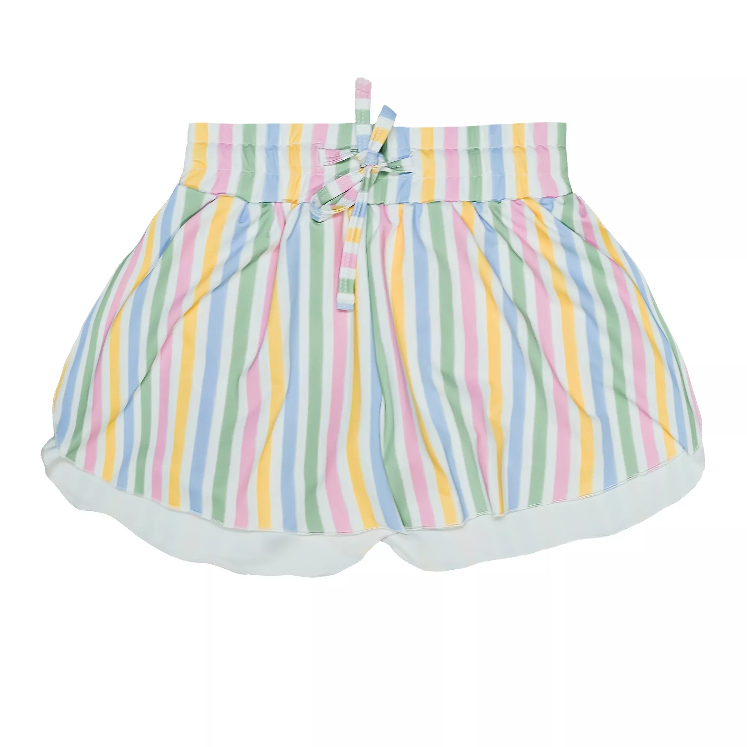 Belle Cher Butterfly Shorts- Pastel Stripe