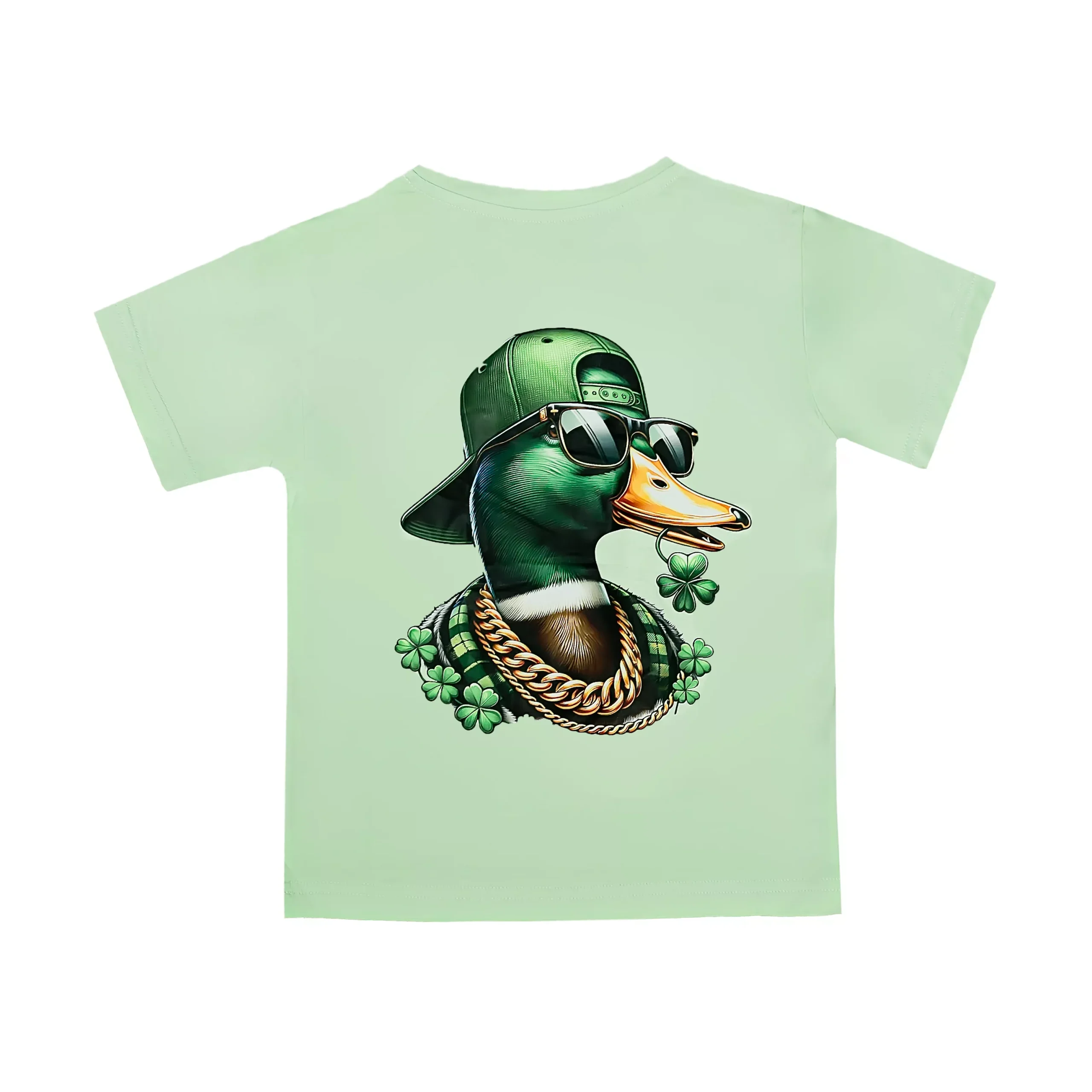 Belle Cher St Patty's Day Clover Duck S/S Tee