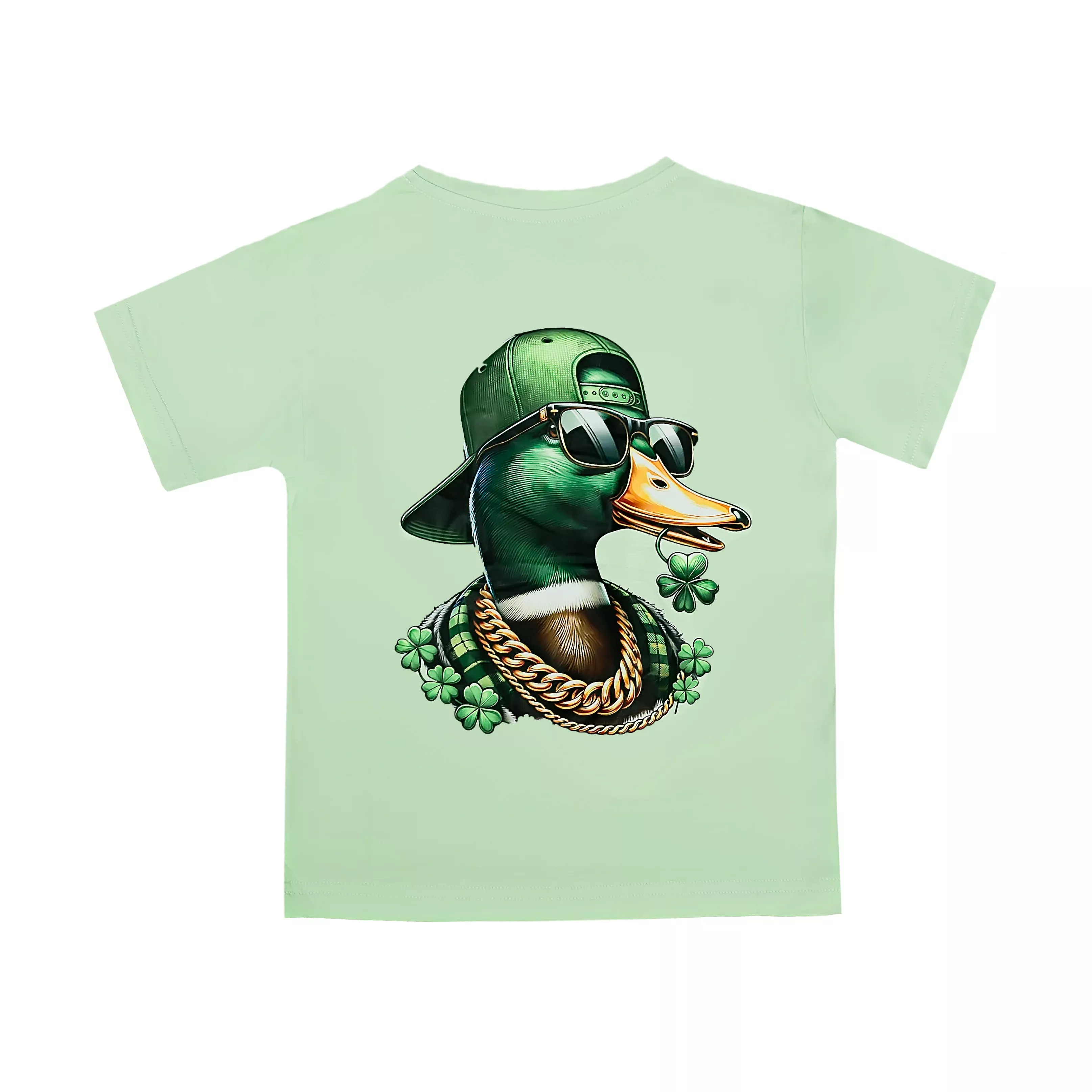 Belle Cher St Patty's Day Clover Duck S/S Tee