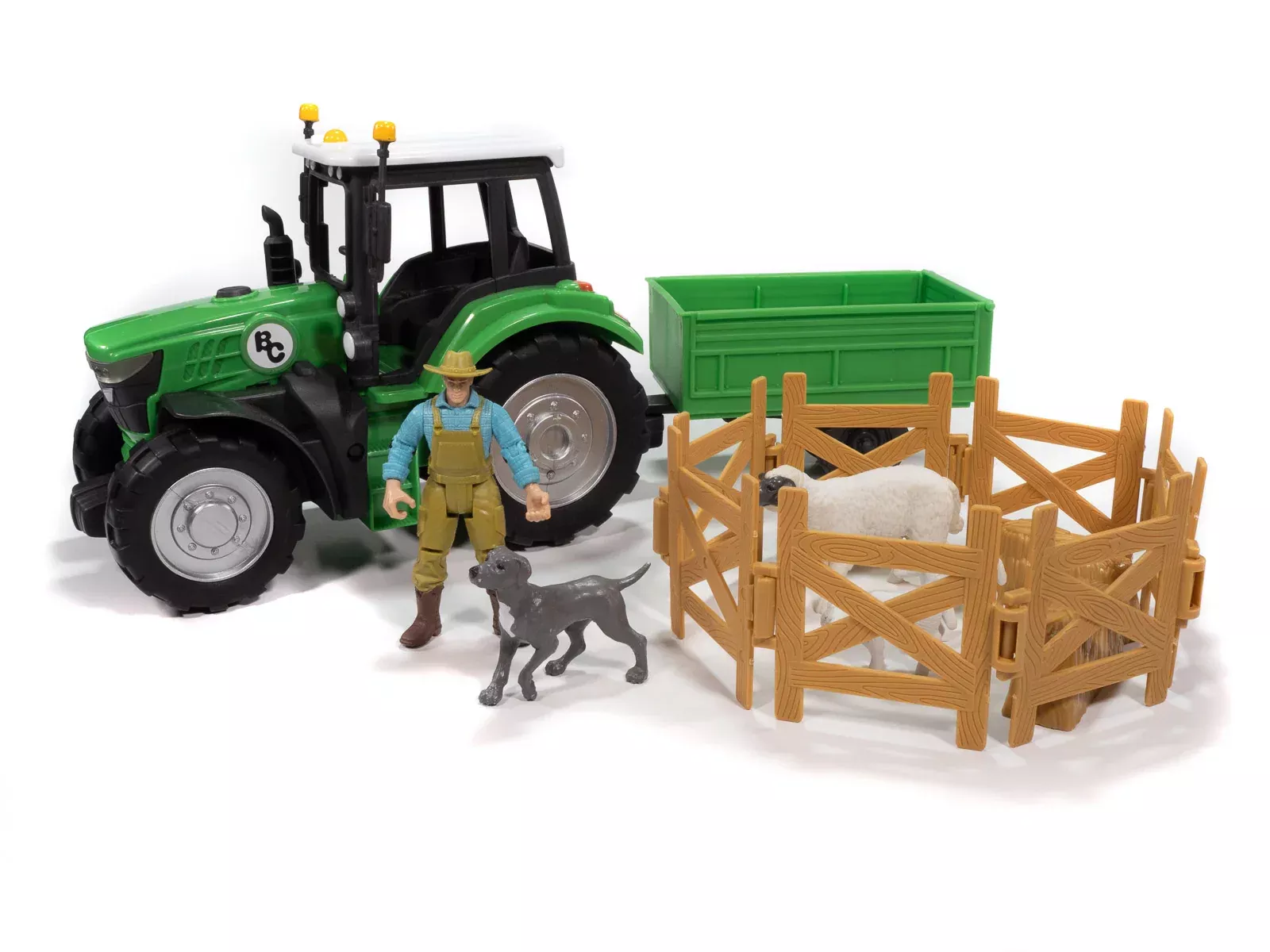 Big Country 17-Piece Sheep Farmer & Tractor Playset