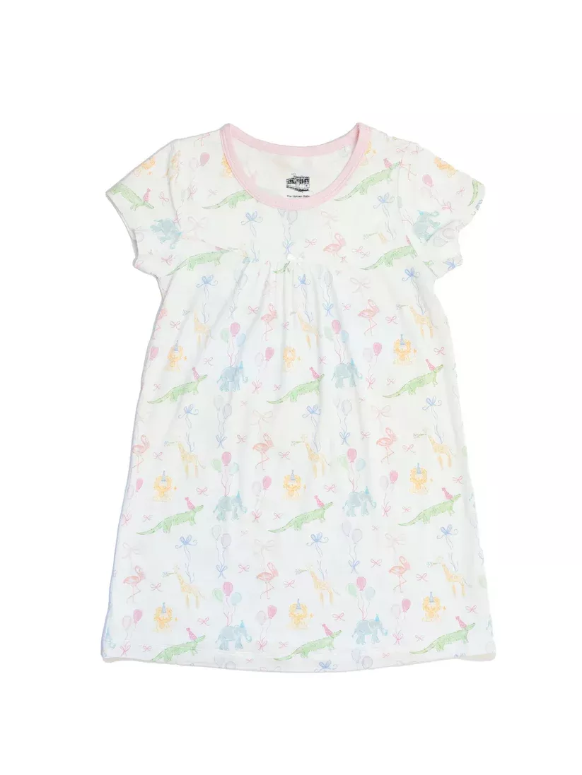 Birthday Zoo Animals Bamboo Dress