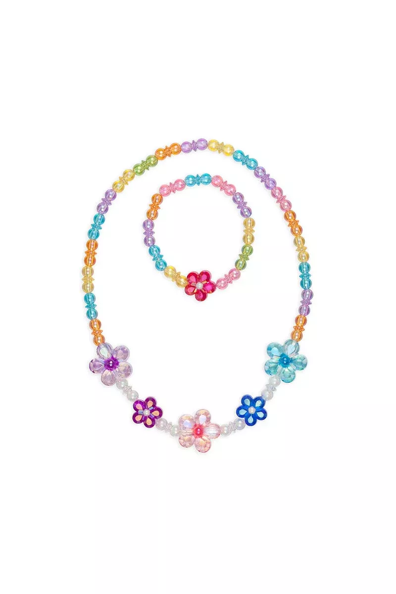 Blooming Beads Necklace & Bracelet Set