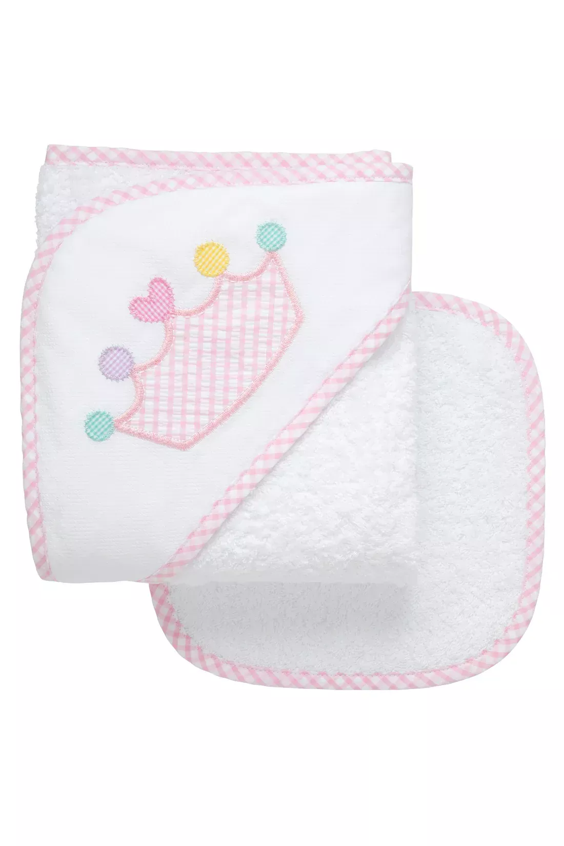 Boxed Applique Towel & Washcloth Set - Princess