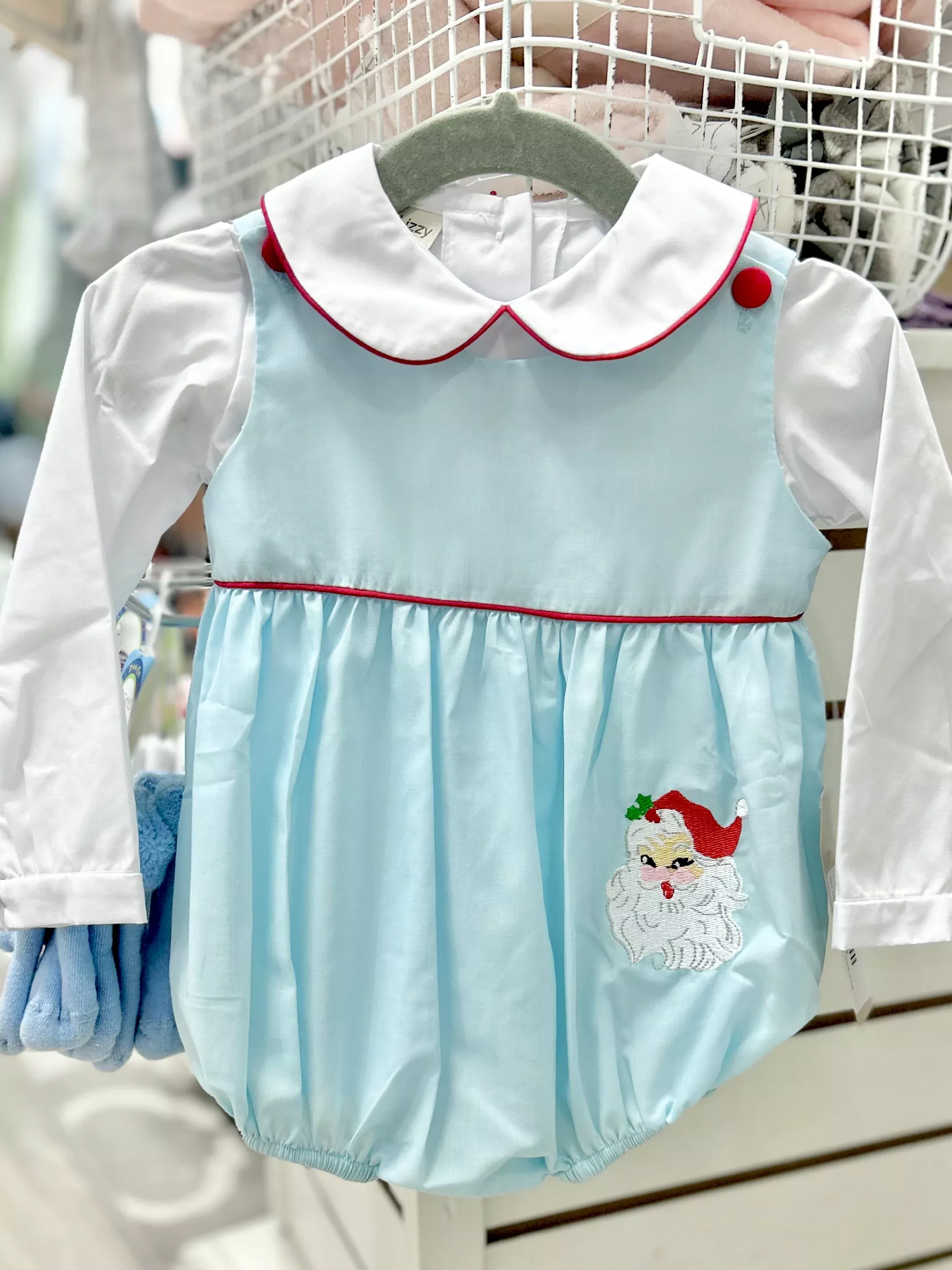 Boys Santa Claus Romper Set