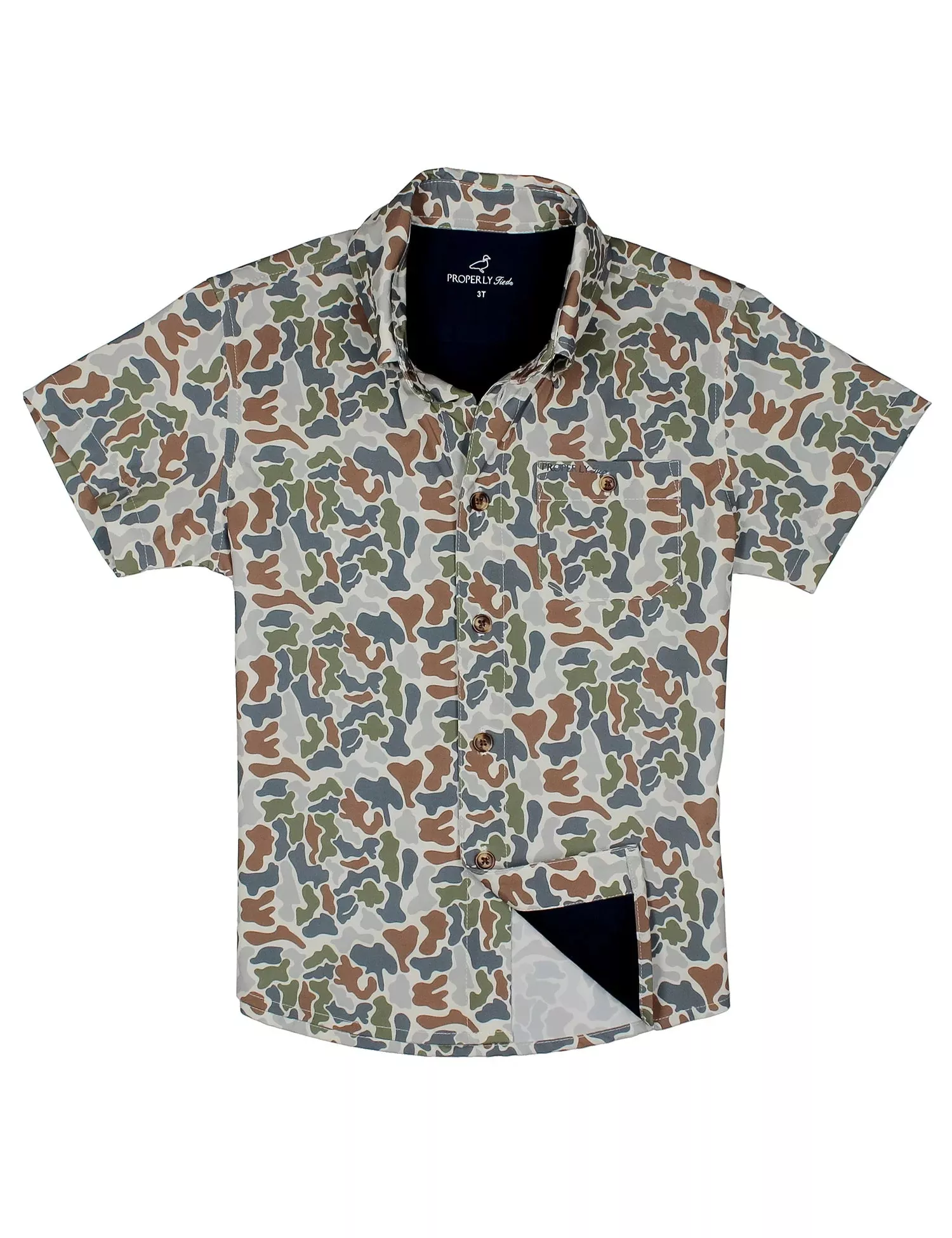 Boys Sportsman Field Shirt Terra Camo
