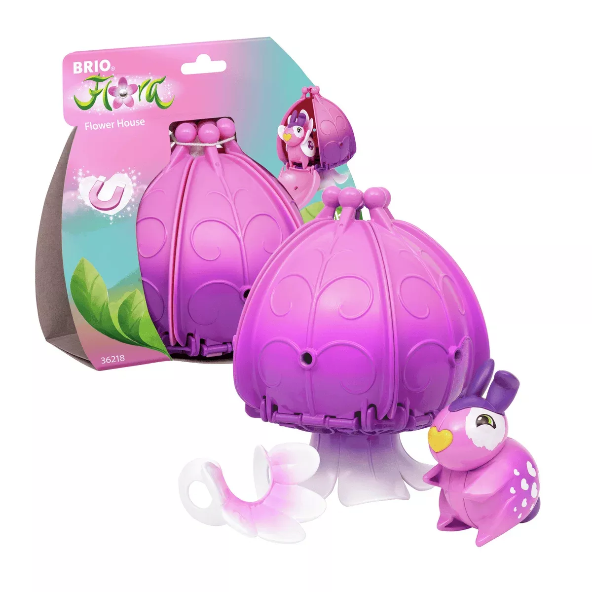 BRIO Flora Heather Flower House Interactive Playset with Collectible Figure