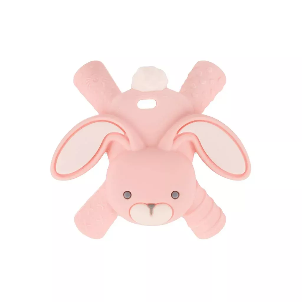 Bunny Itzy Ritzy Baby Molar Teether Textured Hollow Tubes