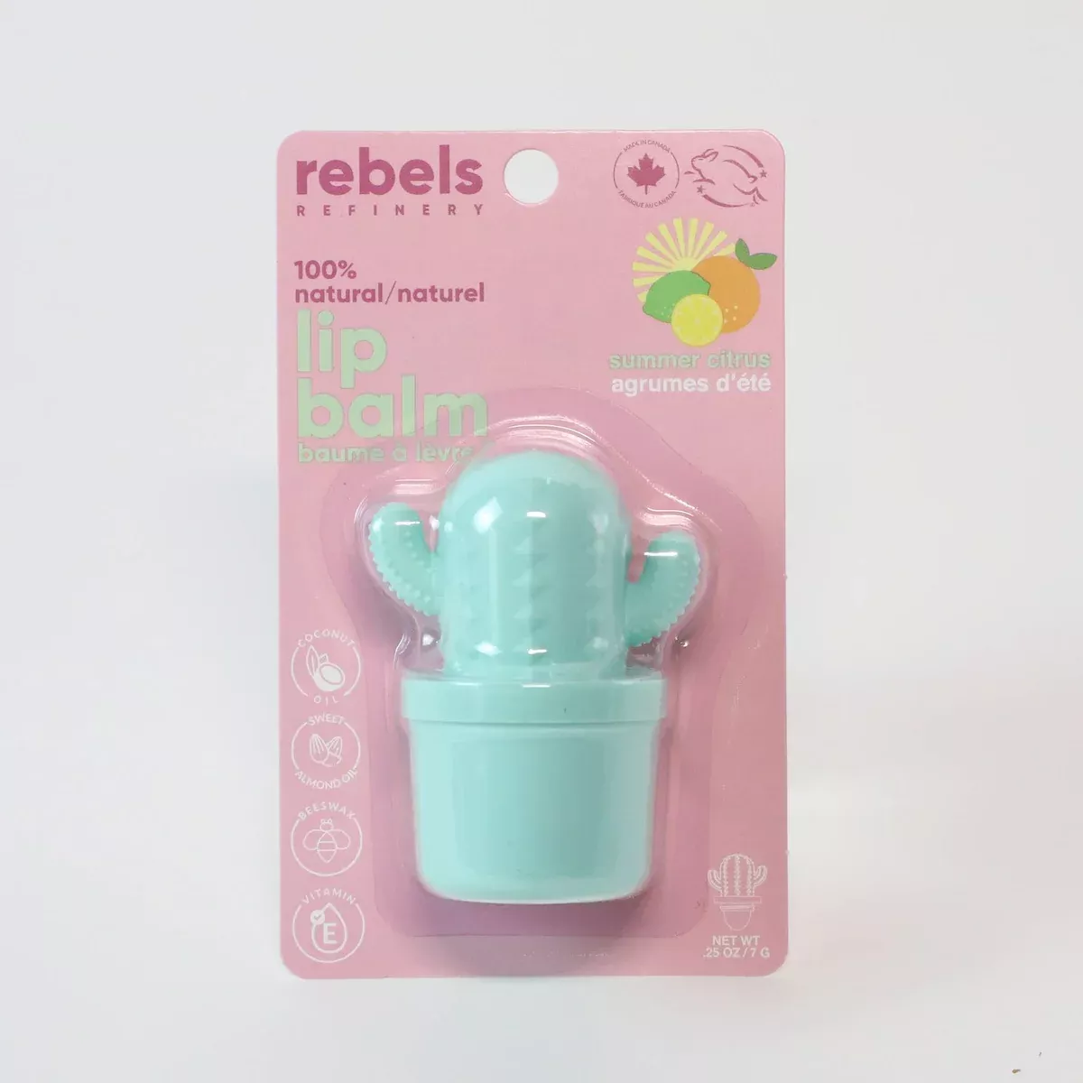 Cactus Lip Balm BLISTER Natural