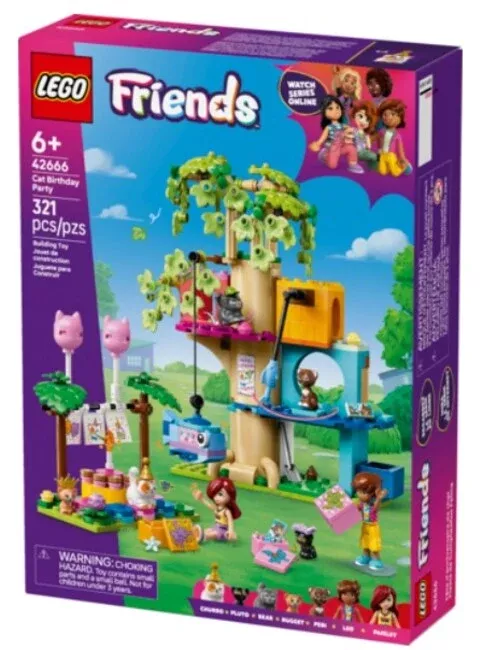Cat Birthday Tree House Lego Friends 42666