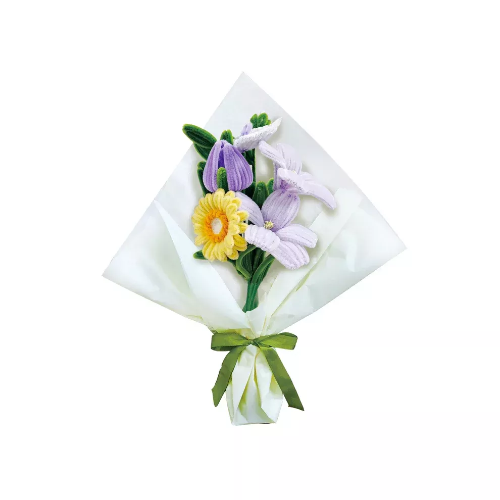 Chenille Flower Bouquet Kit - Mix 4