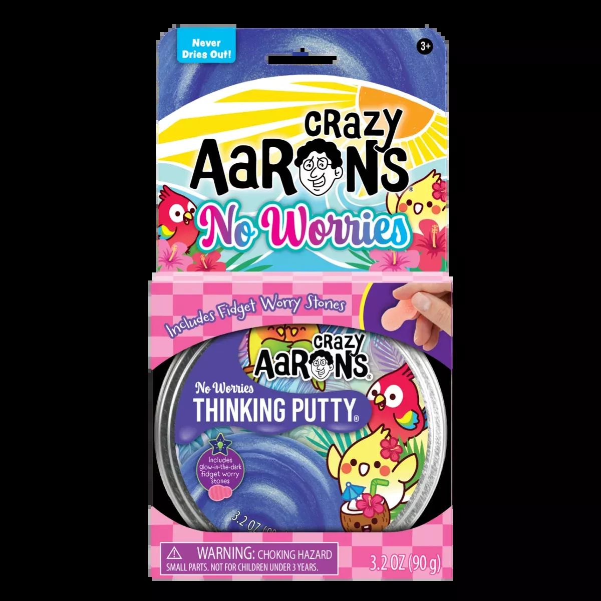 Crazy Aaron's No Worries Thinking Putty Trendsetters Edition