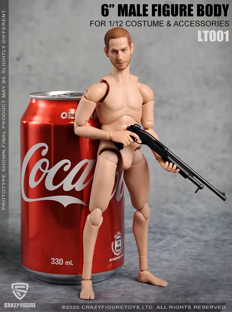 Crazy Figure - 1/12 Multi Joint Movable Male Body with Neck