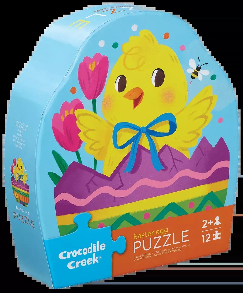 Crocodile Creek 12 Pc Mini Puzzle- Easter Egg