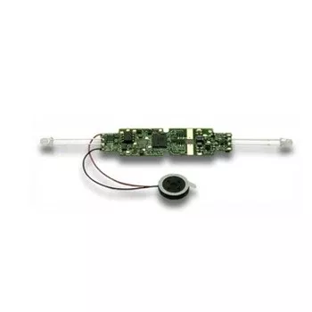 DCC Decoder with Sound, Motor & Function Control -- Fits Kato N P42, E8, PA-1, F40PH and Similar Locos