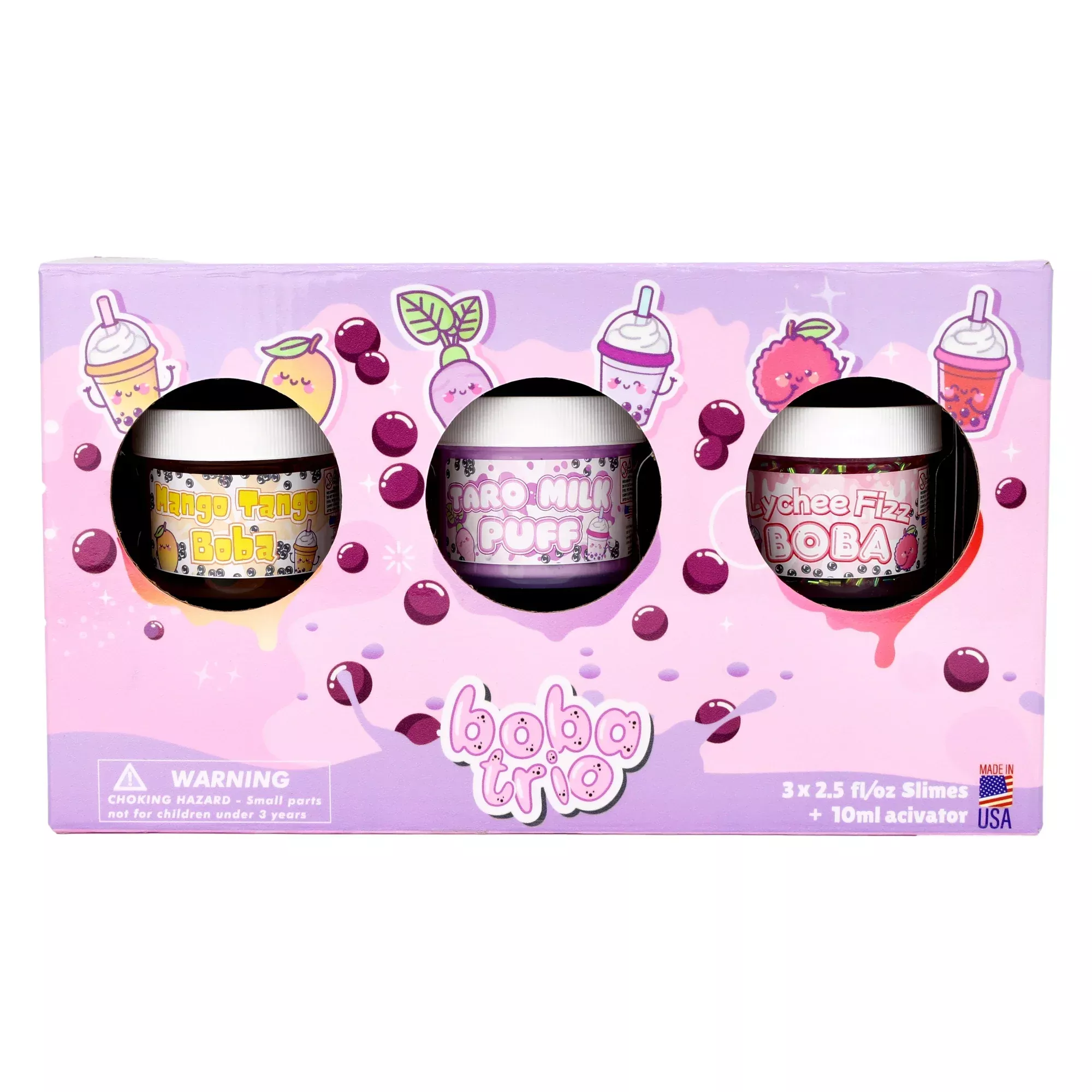 Dope Slimes Boba Slime Trio
