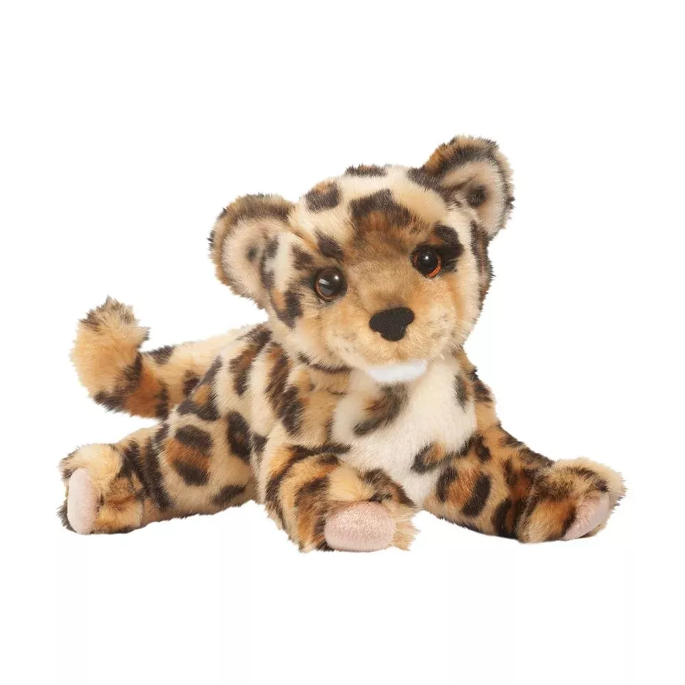 Douglas Spatter Leopard Cub Plush Stuffed Animal 14in