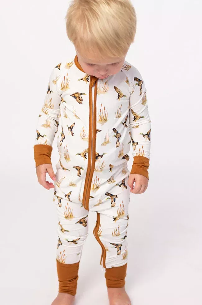Duck Double Zipper Bamboo Sleeper