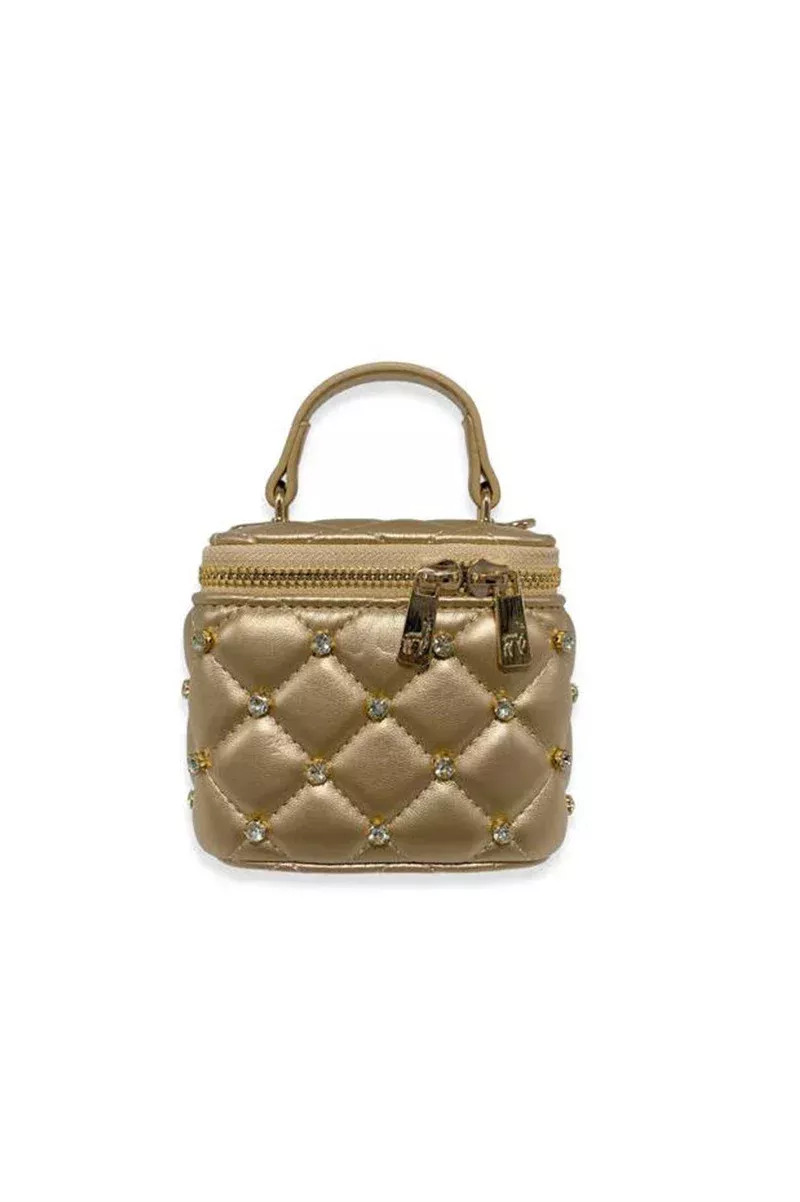 Embellished Vanity Quilted purse