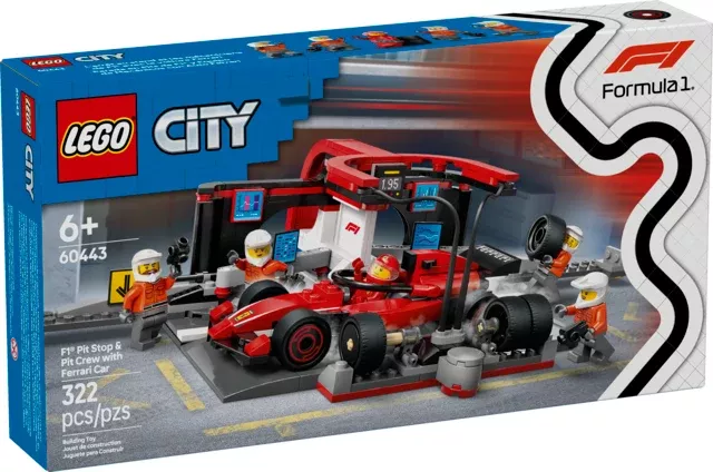 F1 Pit Stop & Pit Crew Lego City 60443