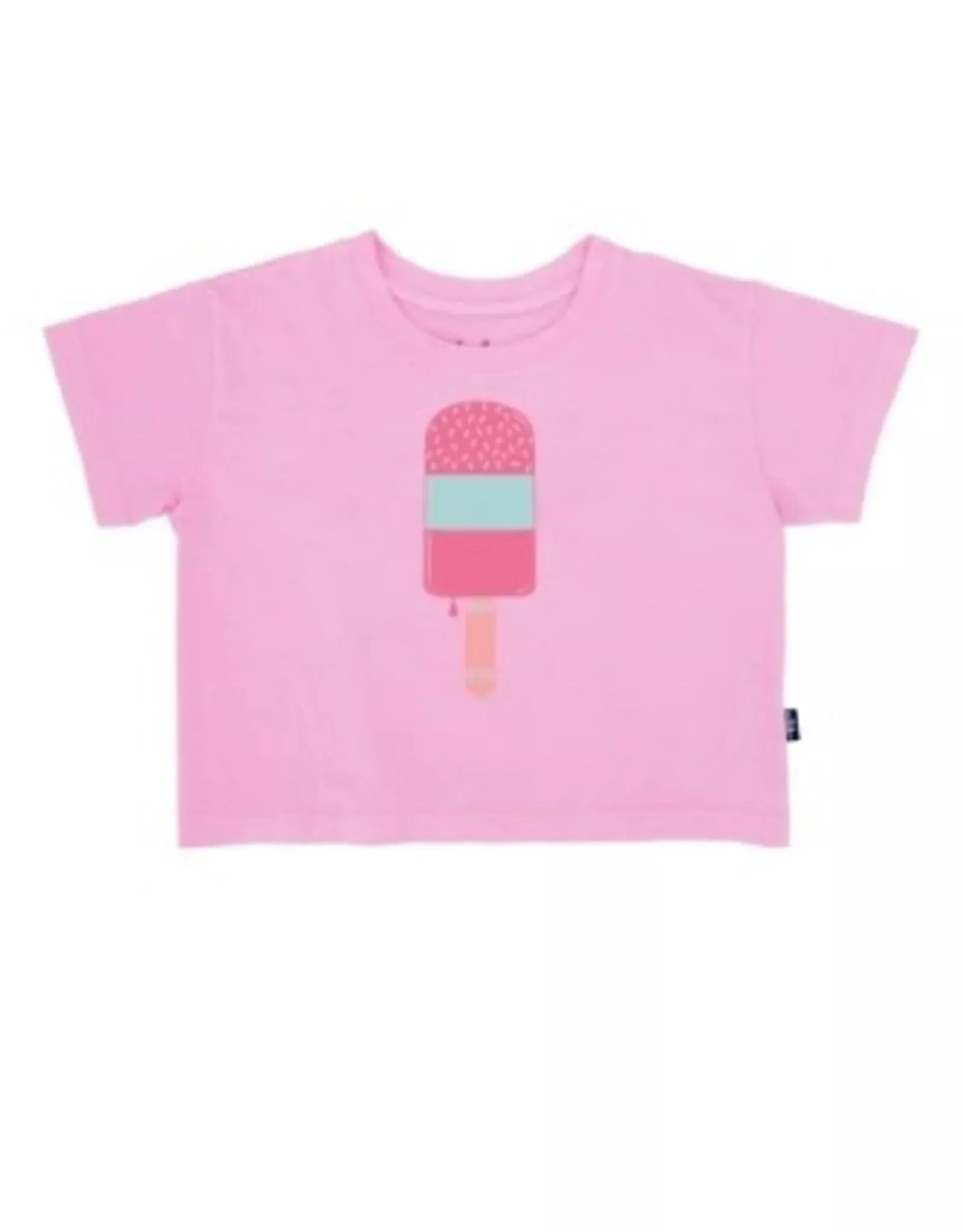 F4A Skate Pop Crop Tee Prism Pink