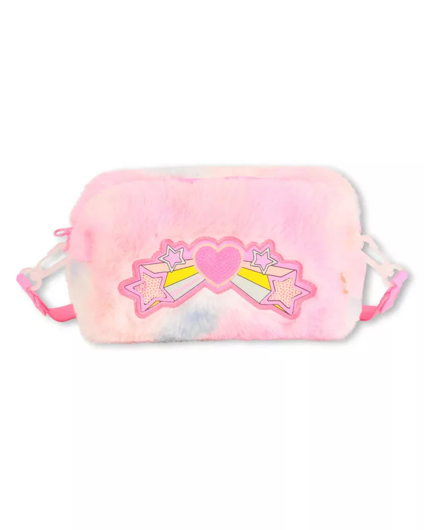 Faux Fur Bag - Pink