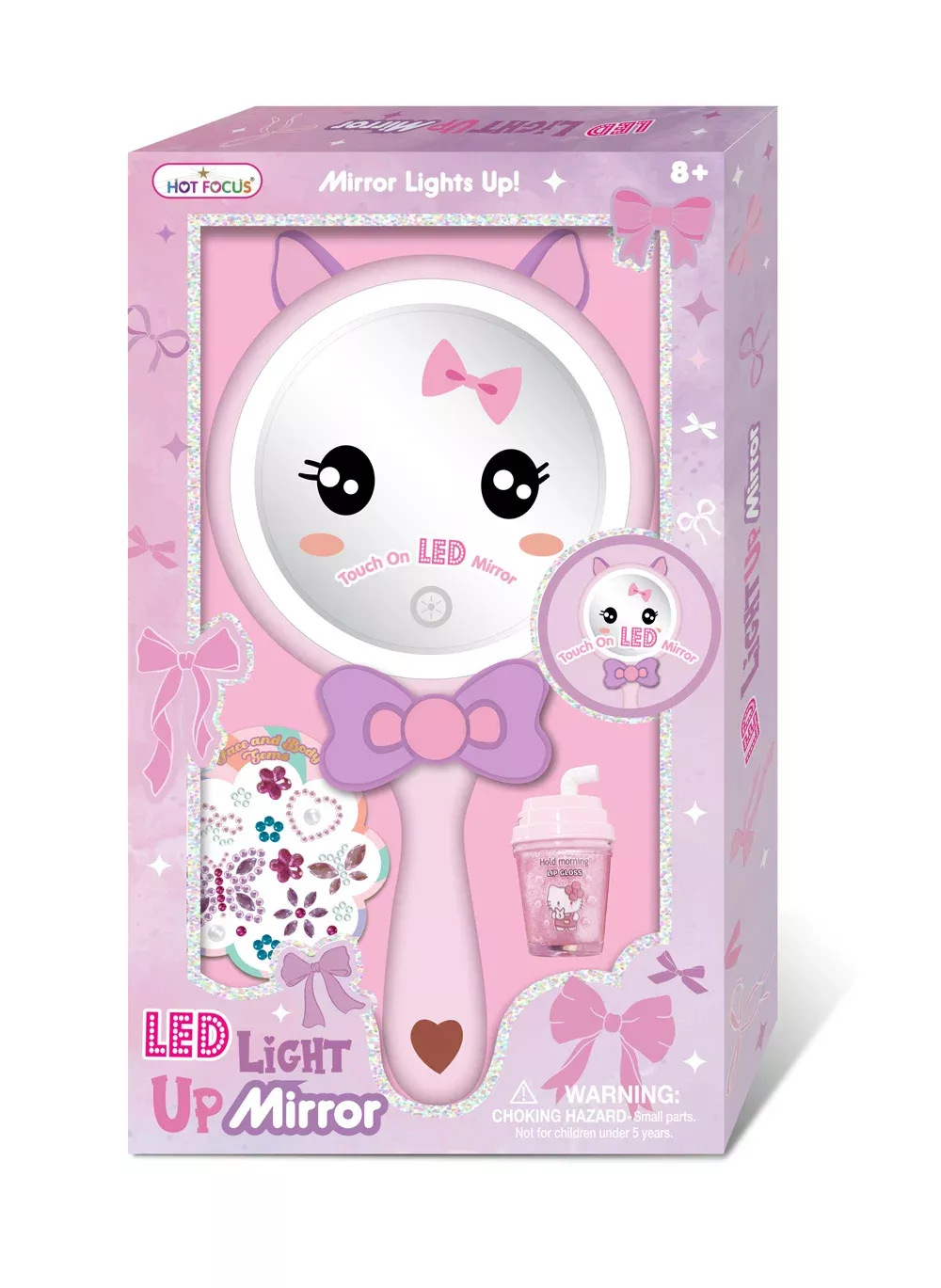 Foldable LED Light Up Mirror & Beauty - Critters