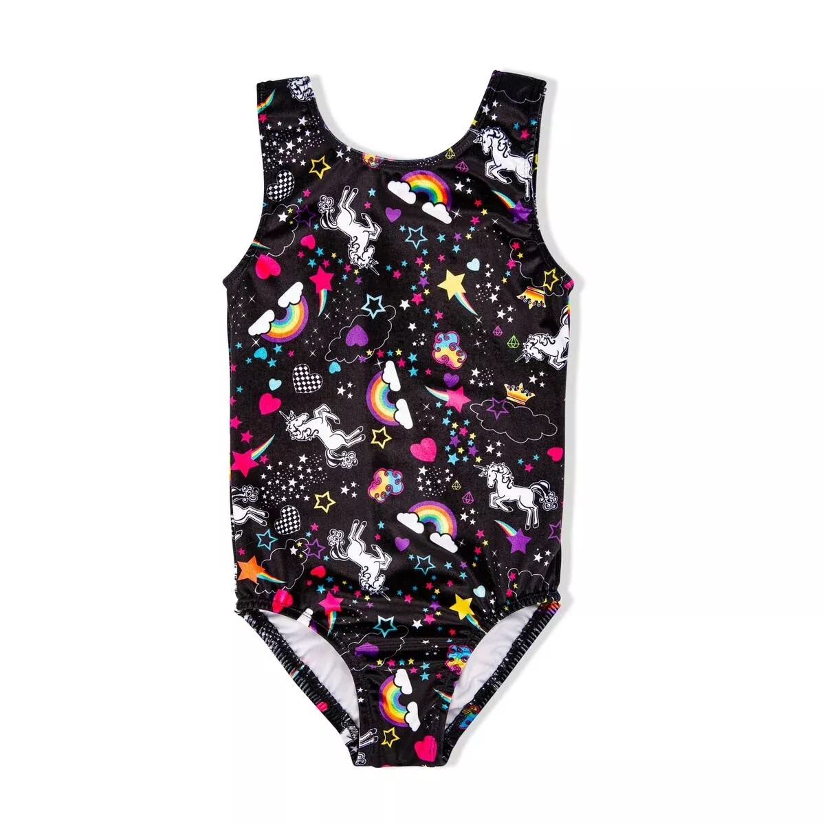Girl Power Unicorn Velvet Forever Leotard