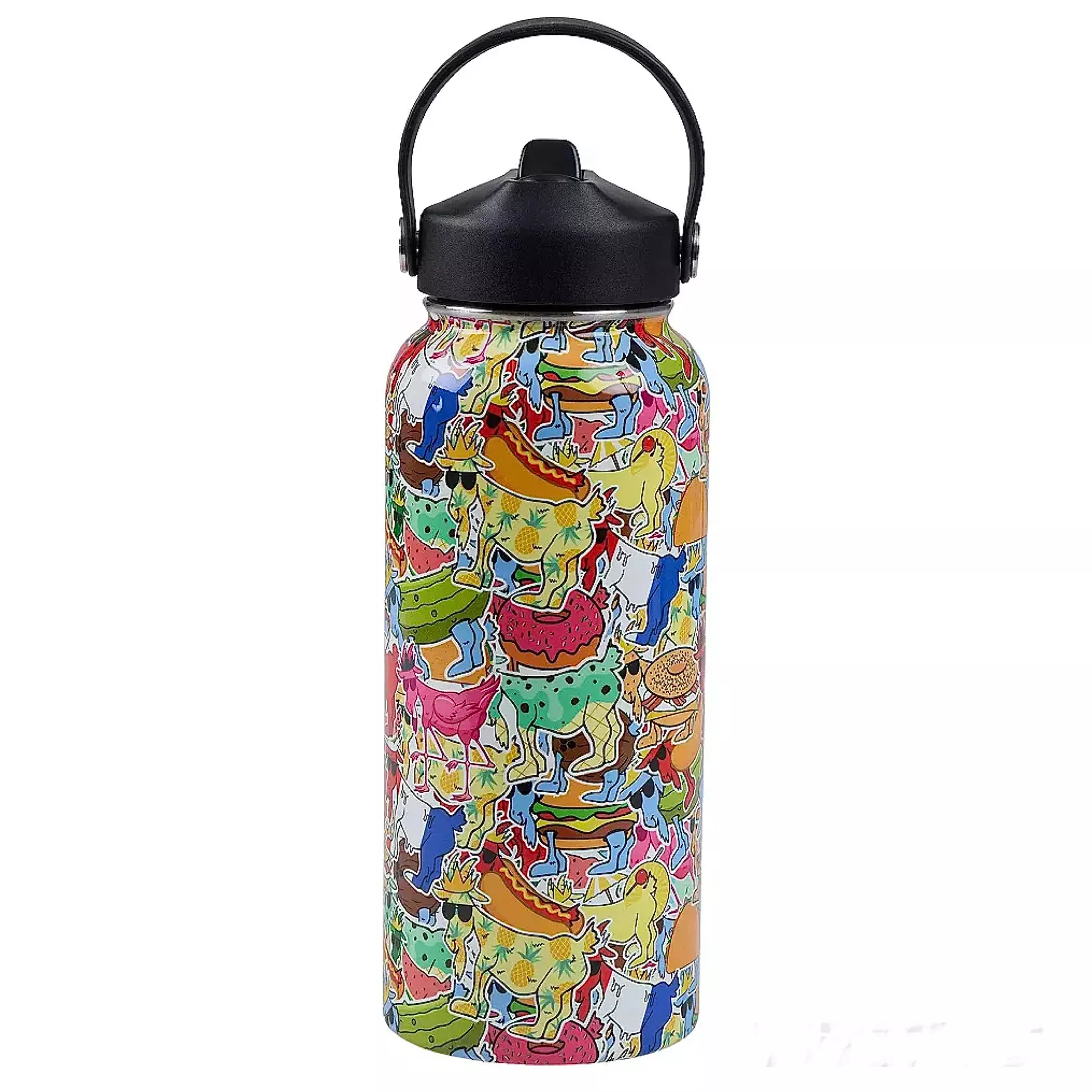 GOAT USA Multi-Sticker AOP '26 Water Bottle: Multi
