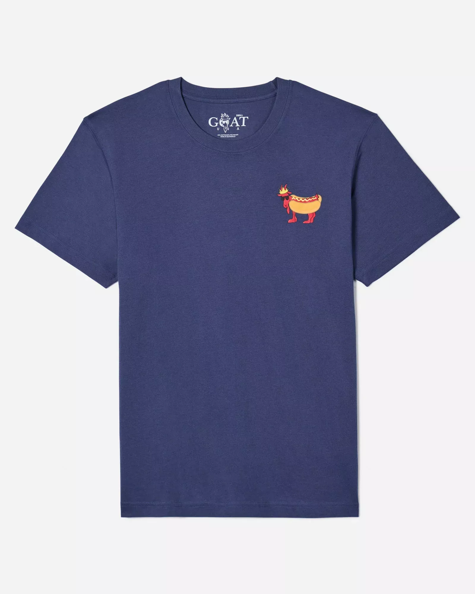 GOAT USA Navy Hot Dog T-Shirt