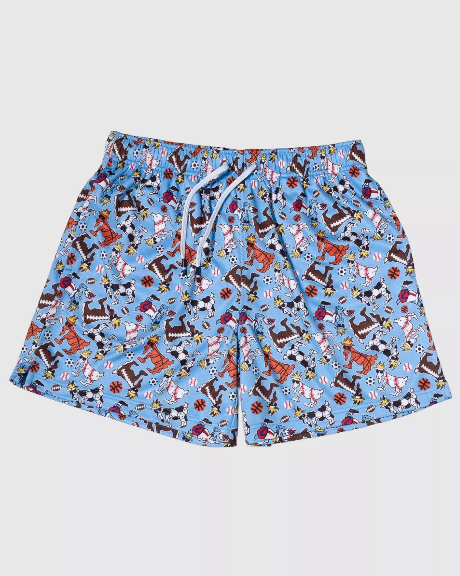 GOAT USA Sports AOP Mesh Shorts - Carolina Blue