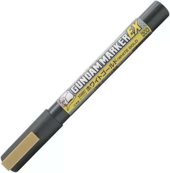 Gundam Marker XGM07P EX White Gold Paint Marker
