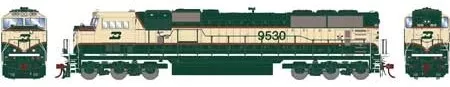 HO Scale - SD70MAC - Burlington Northern #9530 - Tsunami 2 Sound Equipped